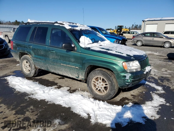 1999 Jeep Grand Cherokee Limited with VIN 1J4GW68N7XC578504, listed as a Copart auction lot 43684275 with 163,752 mi miles and Clean Title. Bid and sale history available at carsss.com. Image 4.