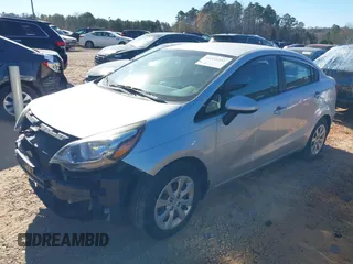 2017 Kia Rio LX with VIN KNADM4A35H6113776, listed as a IAAI auction lot 41035251 with 123,574 mi miles. Bid and sale history available at carsss.com. Image 17.