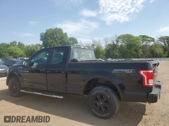 2016 Ford F-150 XLT with VIN 1FTEX1EP6GKG05815, listed as a Copart auction lot 61665735 with 134,834 mi miles and Salvage title. Bid and sale history available at DreamBid. Image 2.
