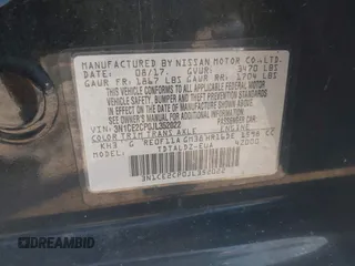 2018 Nissan Note SV with VIN 3N1CE2CP0JL352022, listed as a IAAI auction lot 42569565 with 110,390 mi miles and . Bid and sale history available at DreamBid. Image 9.