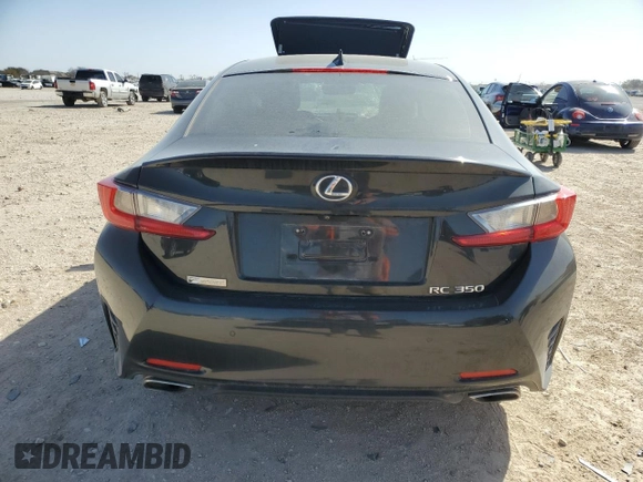 2017 Lexus RC 350 z VIN JTHHE5BC3H5014870, wystawiony jako Copart lot #47930895 z przebiegiem 50 454 mil mil oraz Szkoda całkowita • Salvage title. Historia ofert i sprzedaży dostępna na DreamBid. Obrazek 6.