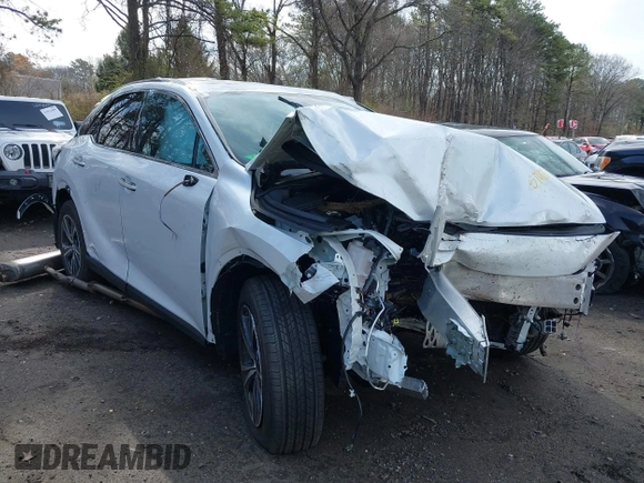 2025 Lexus RX 350 with VIN 2T2BAMCA7SC095145, listed as a IAAI auction lot 42009177 with 5 mi miles and . Bid and sale history available at DreamBid. Image 1.