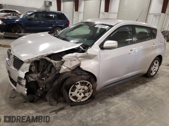 2010 Pontiac Vibe with VIN 5Y2SM6E03AZ403914, listed as a Copart auction lot 80558034 with 104,331 mi miles and Salvage Title. Bid and sale history available at carsss.com. Image 1.