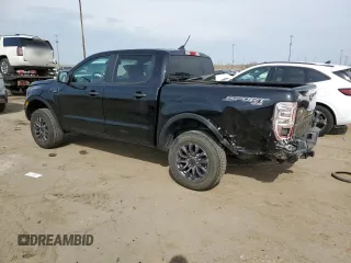 2021 Ford Ranger XL with VIN 1FTER4FH8MLD76529, listed as a Copart auction lot 53343825 with 33,968 mi miles and Clean Title. Bid and sale history available at carsss.com. Image 2.