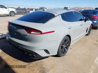 2022 Kia Stinger GT-Line with VIN KNAE35LD2N6101177, listed as a IAAI auction lot 41305406 with 60,196 mi miles. Bid and sale history available at carsss.com. Image 4.