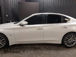 2020 Infiniti Q50 Luxe with VIN JN1EV7AR4LM251732, listed as a IAAI auction lot 41482077 with 12,799 mi miles and . Bid and sale history available at DreamBid. Image 14.