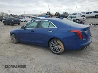 2020 Cadillac CT4 Premium Luxury with VIN 1G6DB5RL2L0127166, listed as a Copart auction lot 82152034 with 43,698 mi miles and Salvage Title. Bid and sale history available at carsss.com. Image 2.