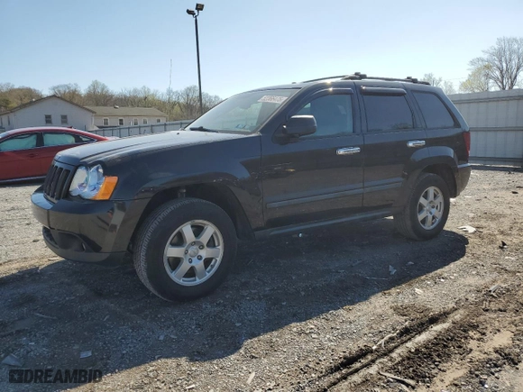 2008 Jeep Grand Cherokee Laredo with VIN 1J8GR48K48C205213, listed as a Copart auction lot 52366475 with 184,190 mi miles and Salvage Title. Bid and sale history available at carsss.com. Image 1.