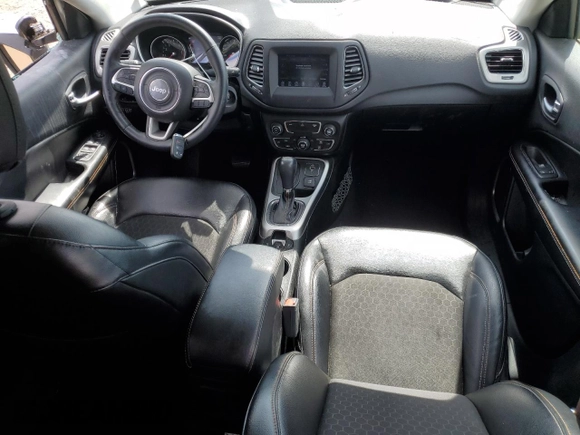 2018 Jeep Compass Latitude with VIN 3C4NJDBB8JT150225, listed as a Copart auction lot 57790945 with 75,772 mi miles and Salvage title. Bid and sale history available at DreamBid. Image 8.