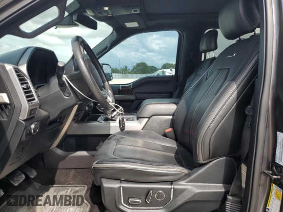 2016 Ford F-150 XL with VIN 1FTEW1CG0GFA50858, listed as a Copart auction lot 52341755 with 76,540 mi miles and Salvage title. Bid and sale history available at DreamBid. Image 7.
