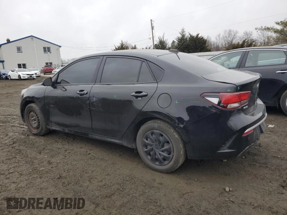 2022 Kia Rio S with VIN 3KPA24AD8NE459914, listed as a Copart auction lot 44423105 with 26,257 mi miles and Salvage Title. Bid and sale history available at carsss.com. Image 2.