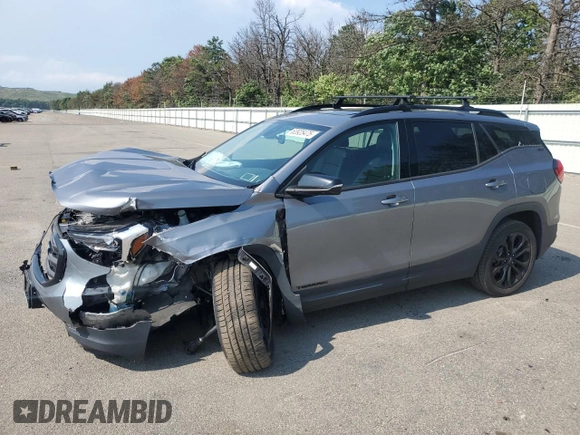2020 GMC Terrain SLT with VIN 3GKALVEX5LL274496, listed as a Copart auction lot 63925475 with 117,439 mi miles and Salvage title. Bid and sale history available at DreamBid. Image 1.
