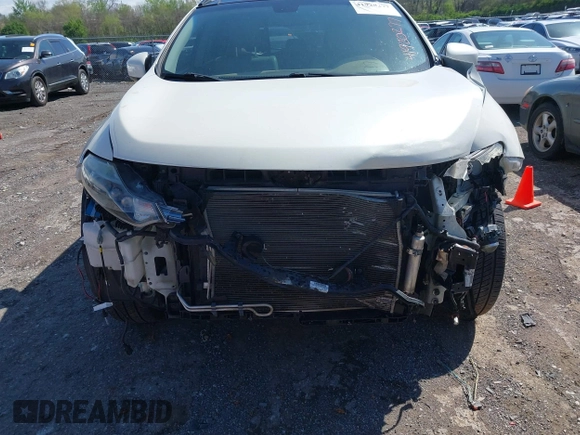 2013 Nissan Murano LE with VIN JN8AZ1MU5DW202434, listed as a IAAI auction lot 41920277 with 130,881 mi miles. Bid and sale history available at carsss.com. Image 6.