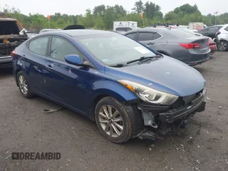 2016 Hyundai Elantra SE with VIN 5NPDH4AE3GH712110, listed as a IAAI auction lot 42515444 with 125,850 mi miles and . Bid and sale history available at DreamBid. Image 1.