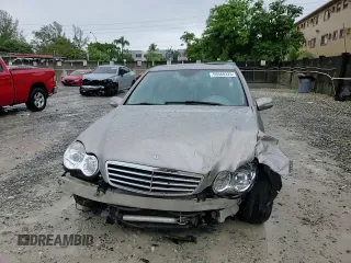 2007 Mercedes-Benz C 230 Sport with VIN WDBRF52H67E027057, listed as a Copart auction lot 59568325 with 144,208 mi miles and Salvage title. Bid and sale history available at DreamBid. Image 14.