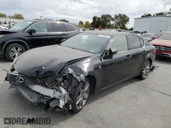 2013 Lexus GS 350 with VIN JTHBE1BL5D5011042, listed as a Copart auction lot 71249974 with 168,819 mi miles and Salvage Title. Bid and sale history available at carsss.com. Image 1.