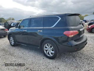 2011 Infiniti QX56 8-passenger with VIN JN8AZ2NC8B9302180, listed as a Copart auction lot 76001744 with 220,515 mi miles and Clean Title. Bid and sale history available at carsss.com. Image 2.