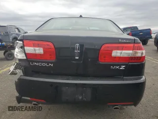 2008 Lincoln MKZ with VIN 3LNHM26T88R607985, listed as a Copart auction lot 52194065 with 146,509 mi miles and Salvage Title. Bid and sale history available at carsss.com. Image 6.