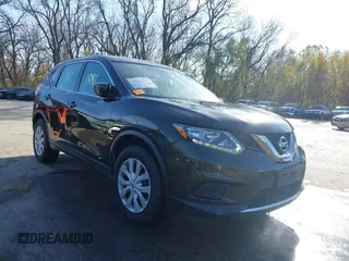 2016 Nissan Rogue SV with VIN KNMAT2MV4GP682301, listed as a IAAI auction lot 40922804 with 69,380 mi miles. Bid and sale history available at carsss.com. Image 1.