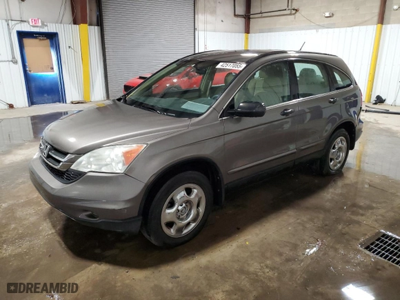 2010 Honda CR-V LX with VIN 5J6RE4H34AL067032, listed as a Copart auction lot 42517055 with 117,593 mi miles and Salvage Title. Bid and sale history available at carsss.com. Image 1.
