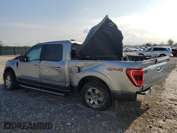 2022 Ford F-150 XL with VIN 1FTEW1EP5NKE03502, listed as a Copart auction lot 52401325 with 0 mi miles and Salvage Title. Bid and sale history available at carsss.com. Image 2.