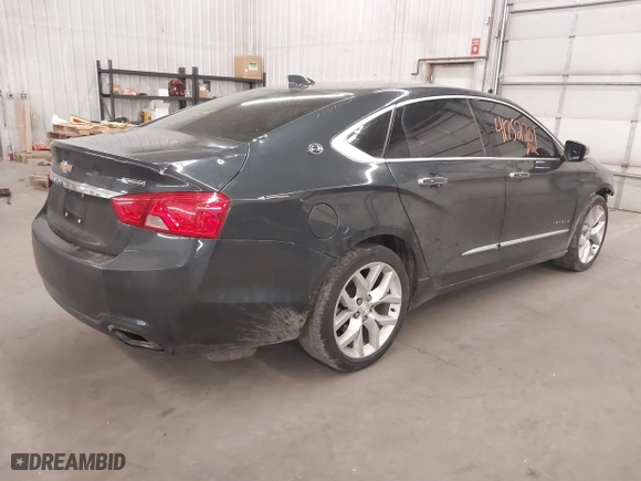 2018 Chevrolet Impala Premier with VIN 2G1125S33J9152180, listed as a IAAI auction lot 41752201 with 143,152 mi miles. Bid and sale history available at carsss.com. Image 4.