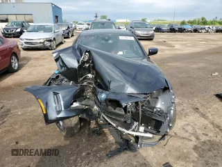 2023 BMW i4 eDrive35 with VIN WBY43AW07PFR07338, listed as a Copart auction lot 55706144 with 8,579 mi miles and Non Repairable. Bid and sale history available at carsss.com. Image 5.