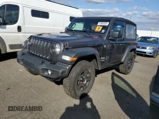 2018 Jeep Wrangler Sport S with VIN 1C4GJXAG4JW279115, listed as a Copart auction lot 51965595 with 40,783 mi miles and Salvage Title. Bid and sale history available at DreamBid. Image 1.