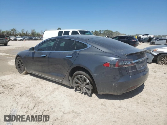 2017 Tesla Model S 100D with VIN 5YJSA1E20HF194600, listed as a Copart auction lot 49068495 with 52,023 mi miles and Salvage title. Bid and sale history available at DreamBid. Image 2.