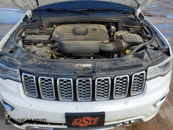 2019 Jeep Grand Cherokee Overland with VIN 1C4RJECG2KC533320, listed as a Copart auction lot 79415254 with 110,010 mi miles and Salvage Title. Bid and sale history available at carsss.com. Image 12.