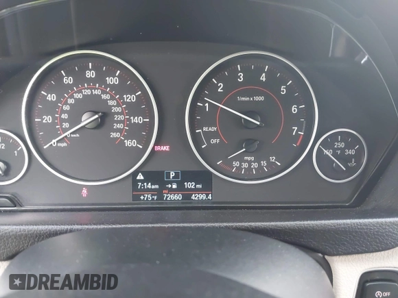 2016 BMW 3 Series 328i with VIN WBA8E9C59GK648626, listed as a IAAI auction lot 41954172 with 72,660 mi miles and . Bid and sale history available at DreamBid. Image 7.