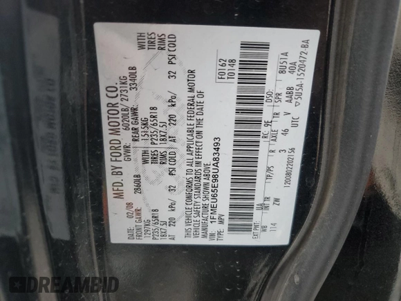 2008 Ford Explorer Limited z VIN 1FMEU65E98UA83493, wystawiony jako Copart lot #76616024 z przebiegiem 125 879 mil mil oraz Szkoda całkowita • Salvage title. Historia ofert i sprzedaży dostępna na DreamBid. Obrazek 14.
