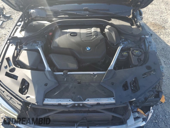 2021 BMW 5 Series 530i with VIN WBA53BH06MWX21033, listed as a Copart auction lot 47253455 with 47,635 mi miles and Salvage title. Bid and sale history available at DreamBid. Image 11.