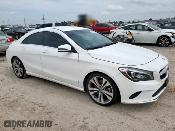 2019 Mercedes-Benz CLA 250 with VIN WDDSJ4EBXKN751903, listed as a Copart auction lot 59183915 with 71,604 mi miles and Salvage title. Bid and sale history available at DreamBid. Image 4.