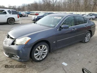 2010 Infiniti M with VIN JN1CY0AR2AM960209, listed as a Copart auction lot 44193515 with 175,080 mi miles and Salvage Title. Bid and sale history available at carsss.com. Image 1.