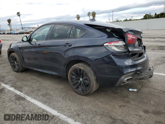 2017 BMW X6 xDrive35i with VIN 5UXKU2C56H0N84897, listed as a Copart auction lot 47073513 with 86,251 mi miles. Bid and sale history available at carsss.com. Image 2.