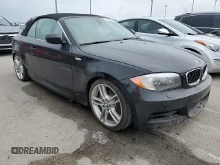 2013 BMW 1 Series 135i with VIN WBAUN7C57DVM27734, listed as a Copart auction lot 74684724 with 0 mi miles and Non Repairable. Bid and sale history available at carsss.com. Image 4.