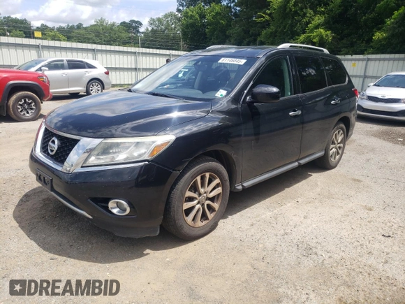 2016 Nissan Pathfinder SL with VIN 5N1AR2MN5GC609147, listed as a Copart auction lot 61146845 with 200,477 mi miles and Salvage title. Bid and sale history available at DreamBid. Image 1.