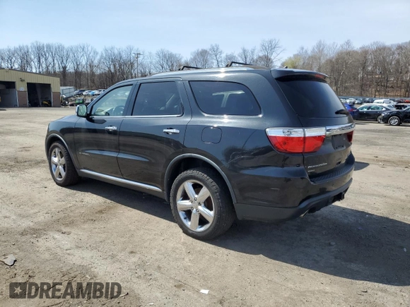 2011 Dodge Durango Citadel with VIN 1D4SE5GT9BC695347, listed as a Copart auction lot 51534735 with 183,025 mi miles and Clean Title. Bid and sale history available at carsss.com. Image 2.