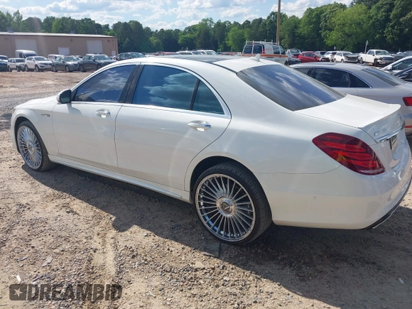 2014 Mercedes-Benz S S 550 with VIN WDDUG8CB7EA020603, listed as a IAAI auction lot 42205201 with 172,725 mi miles. Bid and sale history available at carsss.com. Image 3.