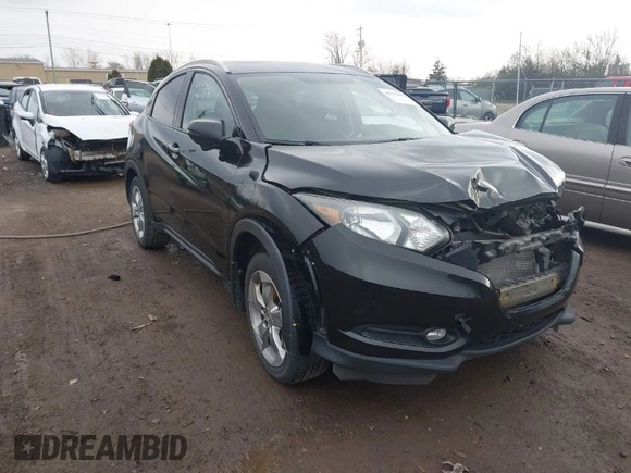 2016 Honda HR-V EX-L w/Navi with VIN 3CZRU6H70GM758101, listed as a IAAI auction lot 41912907 with 136,889 mi miles. Bid and sale history available at carsss.com. Image 1.