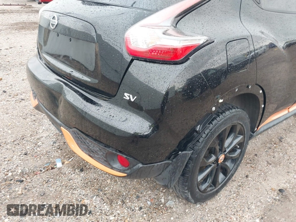 2015 Nissan Juke S with VIN JN8AF5MR0FT507629, listed as a IAAI auction lot 41803866 with 80,207 mi miles. Bid and sale history available at carsss.com. Image 6.