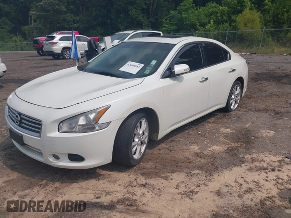 2013 Nissan Maxima SV z VIN 1N4AA5AP0DC841188, wystawiony jako IAAI lot #42408083 z przebiegiem 120 939 mil mil oraz . Historia ofert i sprzedaży dostępna na DreamBid. Obrazek 2.