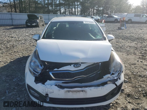 2014 Kia Rio EX z VIN KNADN4A39E6375275, wystawiony jako Copart lot #47278305 z przebiegiem 101 571 mil mil oraz Szkoda całkowita • Salvage title. Historia ofert i sprzedaży dostępna na DreamBid. Obrazek 5.