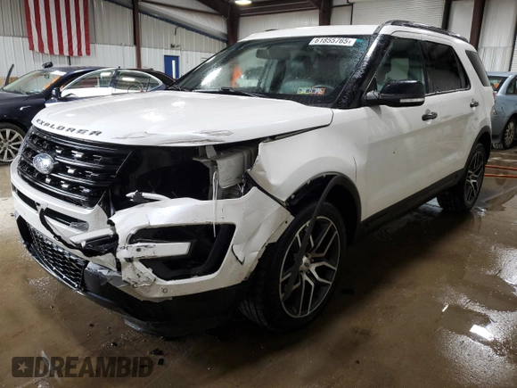 2017 Ford Explorer Sport с VIN 1FM5K8GT8HGA46253, выставлен на аукционе Copart как лот 61855765 с пробегом 101 233 миль миль и Списание • Salvage title. История ставок и продаж доступна на DreamBid. Изображение 1.