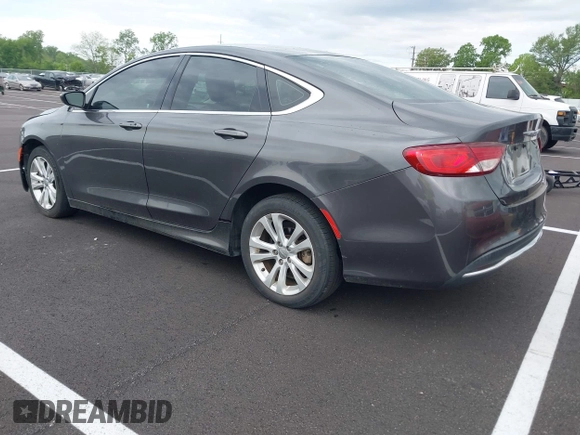 2015 Chrysler 200 Limited with VIN 1C3CCCAB6FN684025, listed as a IAAI auction lot 42123861 with 180,528 mi miles and . Bid and sale history available at DreamBid. Image 3.