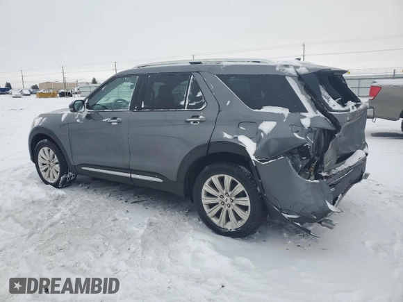 2021 Ford Explorer Limited with VIN 1FM5K8FW8MNA11701, listed as a Copart auction lot 43829775 with 64,278 mi miles and Salvage Title. Bid and sale history available at carsss.com. Image 2.