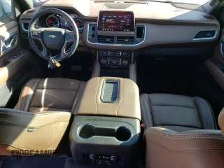 2021 Chevrolet Suburban High Country with VIN 1GNSKGKL5MR135826, listed as a Copart auction lot 82916583 with 58,001 mi miles and . Bid and sale history available at DreamBid. Image 8.