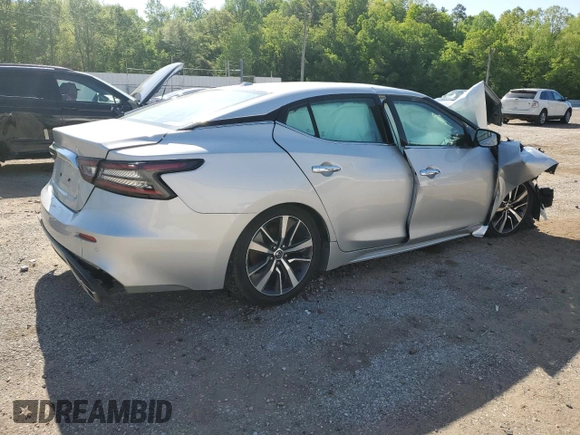 2020 Nissan Maxima SV with VIN 1N4AA6CV8LC367507, listed as a Copart auction lot 52307735 with 69,225 mi miles and Salvage title. Bid and sale history available at DreamBid. Image 3.