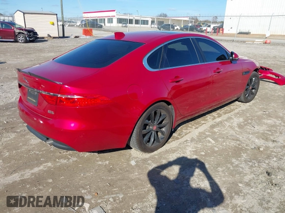 2018 Jaguar XF 25t Premium with VIN SAJBJ4FX1JCY55244, listed as a IAAI auction lot 41123344 with 57,373 mi miles. Bid and sale history available at carsss.com. Image 4.